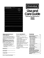 Estate Estate TUD3000Y Use And Care Manual preview