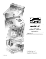 Предварительный просмотр 1 страницы Estate Estate W10017560 Use And Care Manual