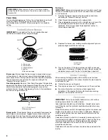 Preview for 6 page of Estate Estate W10017560 Use And Care Manual