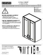 Estate ESW2432SSW Assembly/Installation Instructions предпросмотр