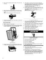 Предварительный просмотр 8 страницы Estate ETW4100SQ Installation Instructions Manual