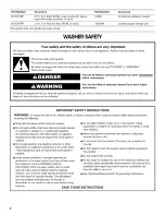 Preview for 2 page of Estate ETW4100SQ2 User Instructions