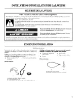 Предварительный просмотр 9 страницы Estate ETW4400VQ0 Installation Instructions Manual