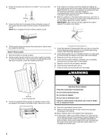 Предварительный просмотр 8 страницы Estate ETW4400VQ1 Installation Instructions Manual