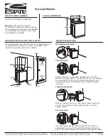 Estate ETW4400W Dimension Manual preview