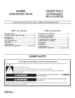 Preview for 1 page of Estate ETW4400WQ User Instructions