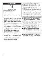 Preview for 8 page of Estate ETW4400WQ User Instructions