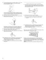 Preview for 8 page of Estate FGS326RD3 Installation Instructions Manual