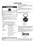 Preview for 6 page of Estate GAS RANGE Use & Care Manual