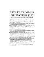 Preview for 4 page of Estate L-99 JUNIOR User Manual