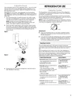 Предварительный просмотр 9 страницы Estate T4TXCWFXQ00 Use & Care Manual