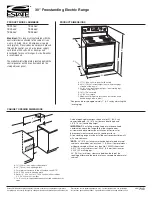 Estate TEP315V Dimension Manual preview