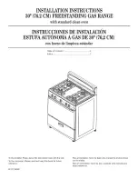 Estate TEP325E Installation Instructions Manual preview