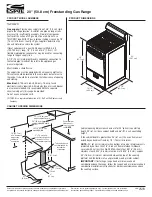 Estate TGP200VD Dimension Manual preview