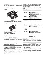 Предварительный просмотр 8 страницы Estate TGP300TQ Use & Care Manual