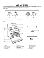 Preview for 5 page of Estate TGS325MB6 Use & Care Manual