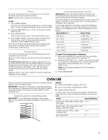 Preview for 9 page of Estate TGS325MB6 Use & Care Manual