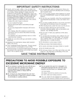 Preview for 4 page of Estate TMH14XM Use & Care Manual