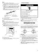 Preview for 5 page of Estate TS22AFXKQ05 Use & Care Manual