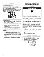 Preview for 10 page of Estate TT14DKXSQ Use & Care Manual