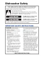 Preview for 3 page of Estate TUD4000 Series Use And Care Manual