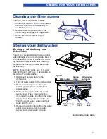 Preview for 21 page of Estate TUD4000 Series Use And Care Manual