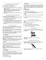 Preview for 11 page of Estate TUD6710P Use & Care Manual