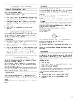 Preview for 11 page of Estate TUD6900 Use & Care Manual