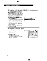 Preview for 8 page of Estate TVF12FRGW00 Use & Care Manual