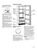 Предварительный просмотр 3 страницы Estate TVF15FR Use And Care Manual