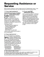 Preview for 15 page of Estate TVF15NRGW00 Use And Care Manual