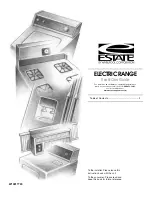 Предварительный просмотр 1 страницы Estate W10017730 Use And Care Manual