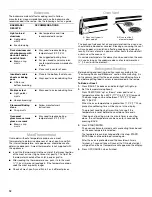 Preview for 12 page of Estate W10017730 Use And Care Manual