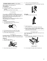 Preview for 17 page of Estate W10017730 Use And Care Manual