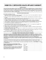 Preview for 14 page of Estate W10162222A Use And Care Manual