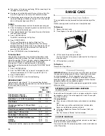 Preview for 10 page of Estate W10203464A Use And Care Manual