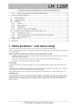 Preview for 3 page of ESTEC LM 128P Manual