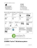 Предварительный просмотр 39 страницы estech COBRA Fusion 700-001 Instructions For Use Manual