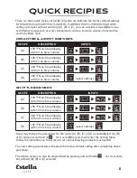 Preview for 9 page of Estella 235ECB2D User Manual