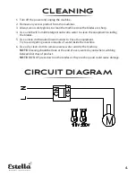 Preview for 5 page of Estella 348BSLICE1 User Manual