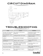 Предварительный просмотр 6 страницы Estella 348SM40 User Manual