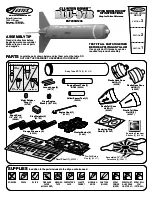 Estes CLUSTER BOMB BLU-97B EST 2055 Instructions Manual preview