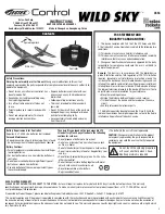 Estes Control Wild Sky 4553 Instructions preview