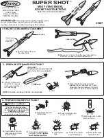 Preview for 1 page of Estes SUPER SHOT Series Instructions