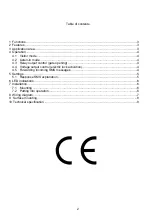 Preview for 2 page of ESTOM AS1-GSM Installation And User Manual