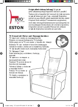 Preview for 1 page of ESTON DUO COLLECTION Original Instructions Manual