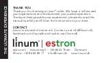 Предварительный просмотр 2 страницы Estron Linum User Manual