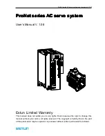 Preview for 1 page of Estun EMG-20ADA22 User Manual