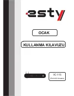 Esty VC 115 Installation Manual предпросмотр