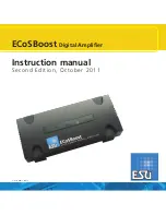 Esu ECoSBoost Instruction Manual предпросмотр